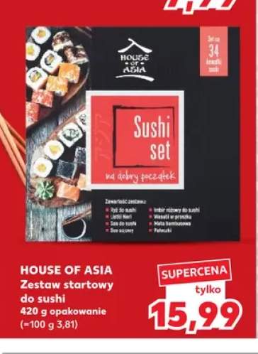 Zestaw startowy do sushi House of Asia