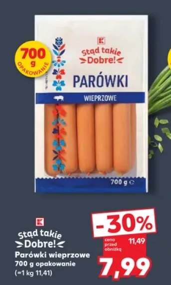 Parówki wieprzowe Stąd takie Dobre!