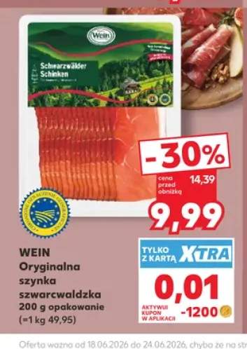 Szynka szwarcwaldzka oryginalna Wein