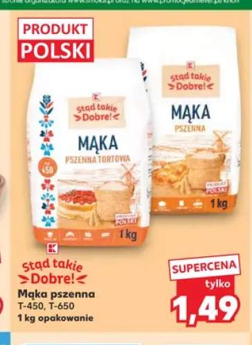 Mąka pszenna tortowa T-450 Stąd takie Dobre! +1 wariant