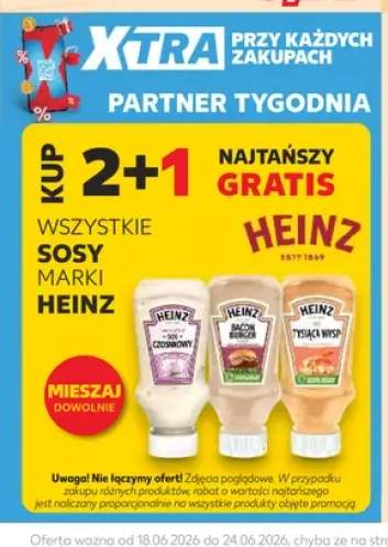 Sos czosnkowy Heinz +2 warianty