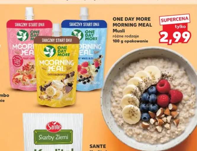 Musli One Day More Morning Meal Fruit Crush +2 warianty