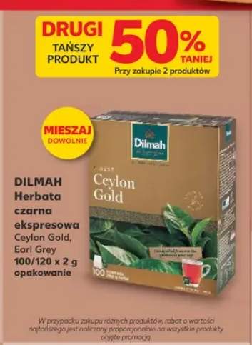Herbata czarna ekspresowa Dilmah Ceylon Gold +1 wariant