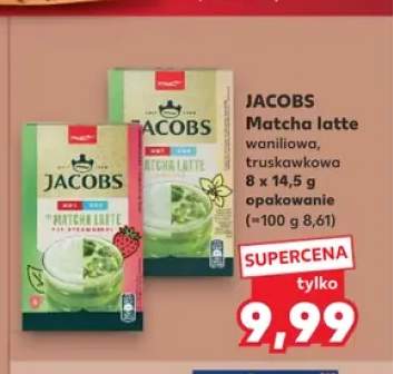 Kawa Jacobs Matcha Latte waniliowa +1 wariant