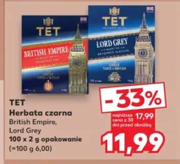 Herbata czarna Tet British Empire +1 wariant