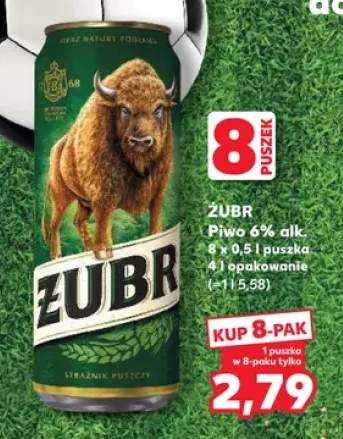 Piwo Żubr 8-pak 500 ml