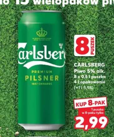 Piwo Carlsberg Premium Pilsner 8-pak 500 ml
