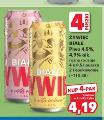 Piwo Żywiec Białe +1 wariant