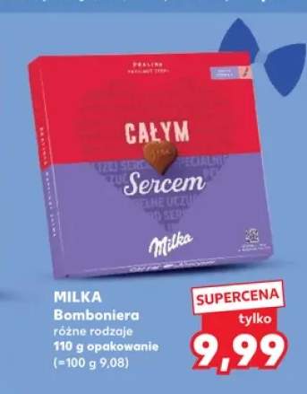 Bomboniera Milka Całym Sercem