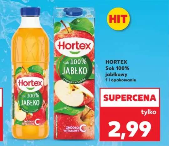 Sok 100% jabłkowy Hortex