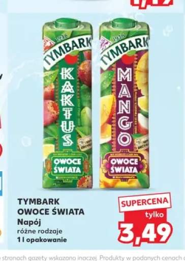 Napój Tymbark Owoce Świata Kaktus +1 wariant