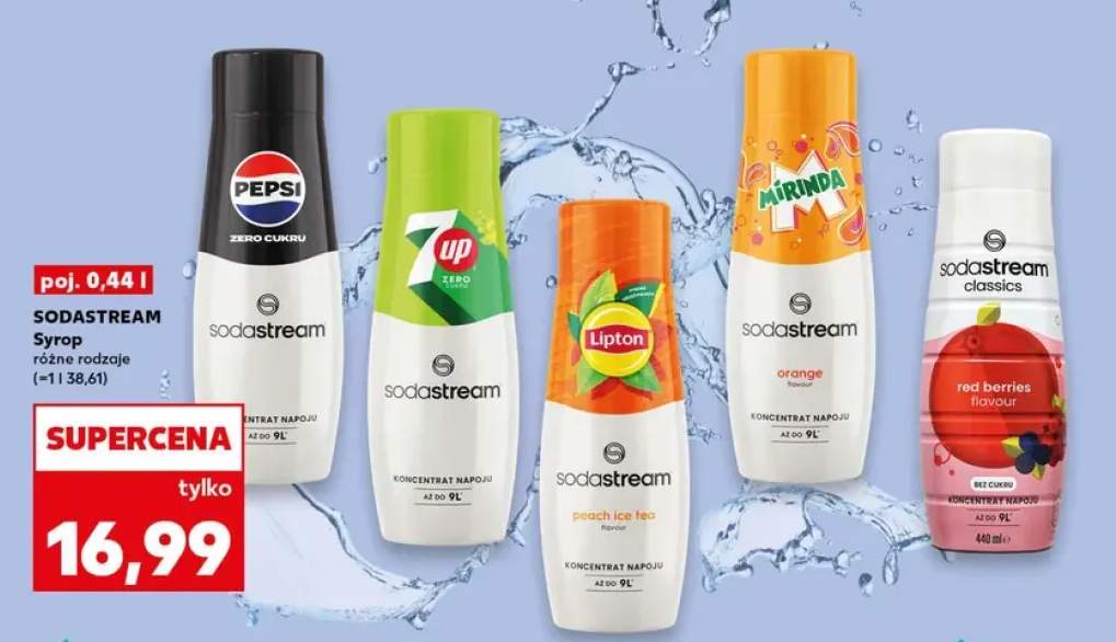 Syrop Sodastream Pepsi Zero Cukru +4 warianty