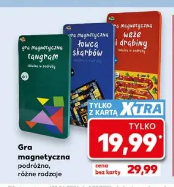Gra magnetyczna podróżna Łowca skarbów +2 warianty
