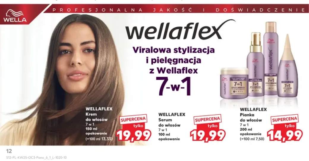 Krem do włosów Wellaflex 7 w 1 +2 warianty