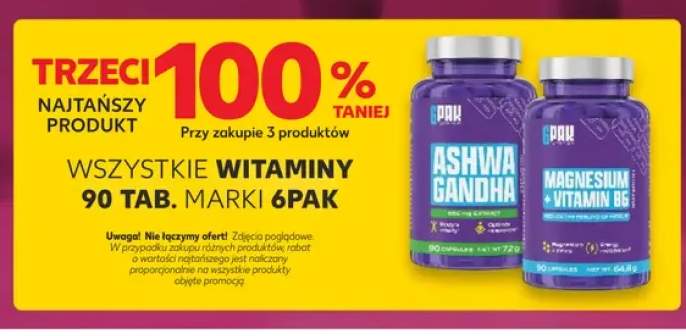 Suplement diety 6PAK Ashwagandha +1 wariant