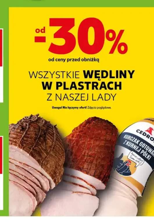 Wędliny w plastrach z naszej lady +1 wariant