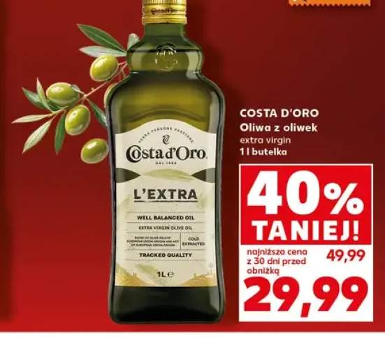 Oliwa z oliwek extra virgin Costa d'Oro L'Extra