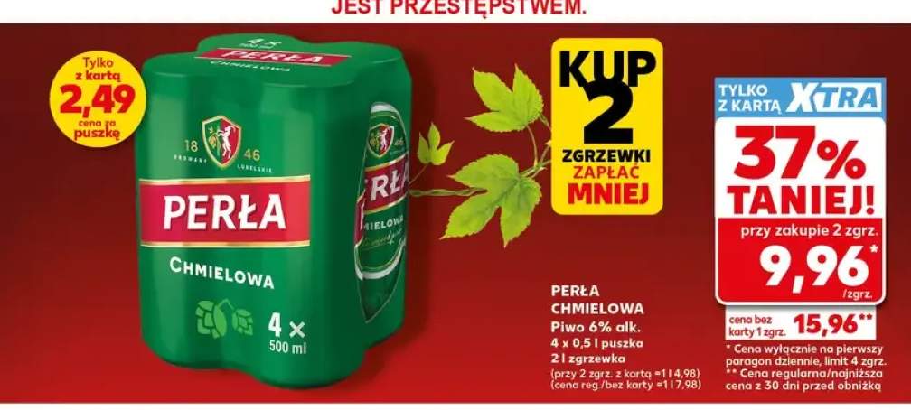 Piwo Perła Chmielowa 4-pak 500 ml