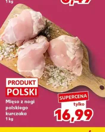 Mięso z nogi polskiego kurczaka