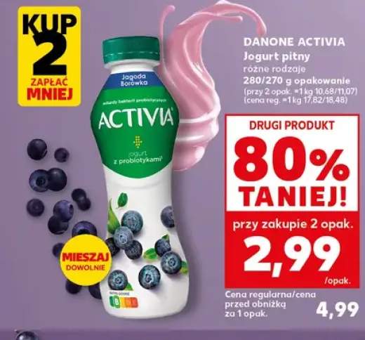 Jogurt pitny Danone Activia