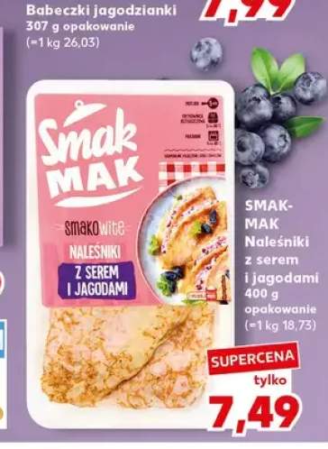 Naleśniki z serem i jagodami Smak-Mak