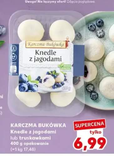Knedle z jagodami Karczma Bukówka +1 wariant