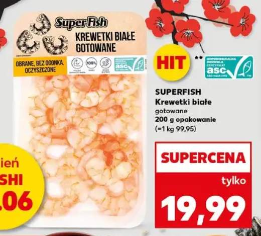 Krewetki białe gotowane SuperFish