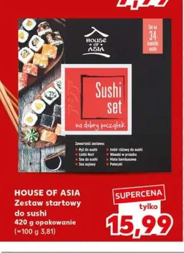 Zestaw startowy do sushi House of Asia