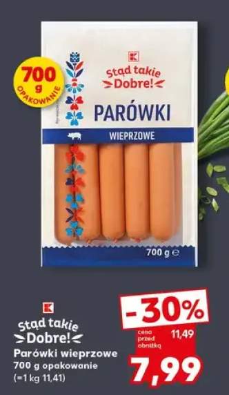 Parówki wieprzowe Stąd takie Dobre!