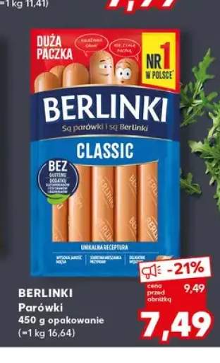 Parówki Berlinki Classic