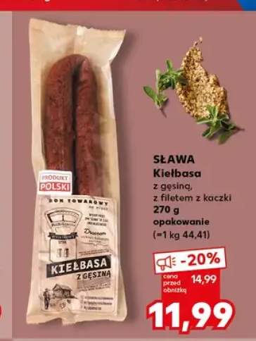 Kiełbasa z gęsiną Sława +1 wariant