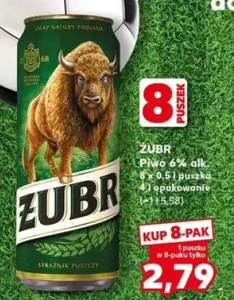 Piwo Żubr 8-pak 500 ml