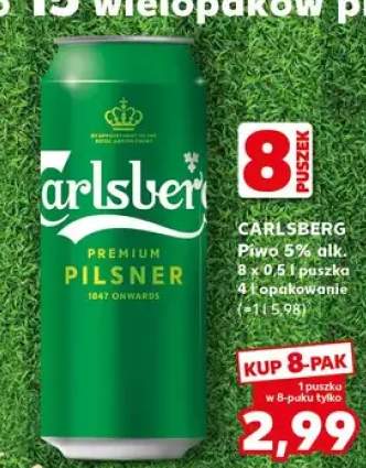 Piwo Carlsberg Premium Pilsner 8-pak 500 ml