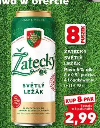 Piwo Žatecký Světlý Ležák 8-pak 500 ml