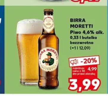 Piwo Birra Moretti