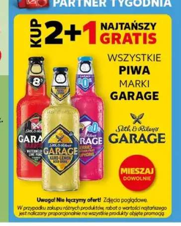 Piwa marki Garage +3 warianty
