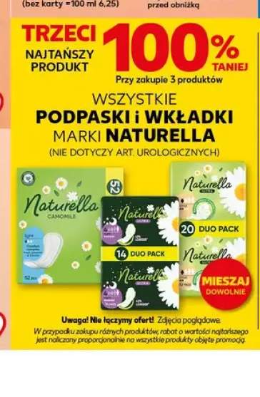 Podpaski i wkładki Naturella +3 warianty
