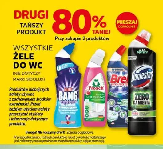 Żele do WC +4 warianty