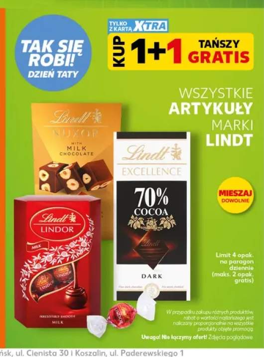 Artykuły marki Lindt +3 warianty