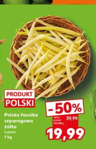 Fasolka szparagowa żółta polska