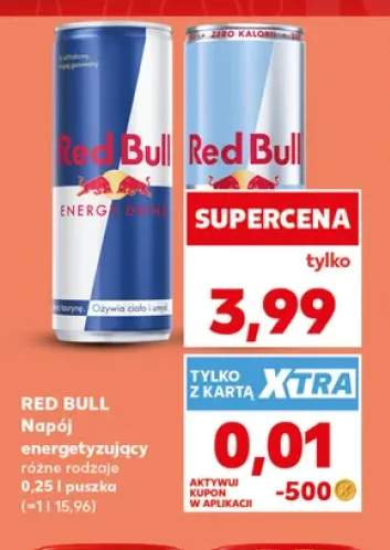 Napój energetyzujący Red Bull +1 wariant