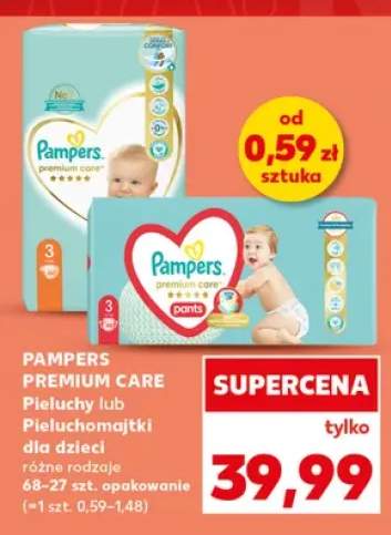 Pieluchy dla dzieci Pampers Premium Care +1 wariant