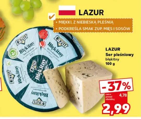 Ser pleśniowy błękitny Lazur