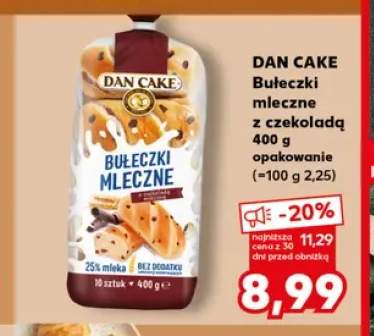 Bułeczki mleczne z czekoladą Dan Cake