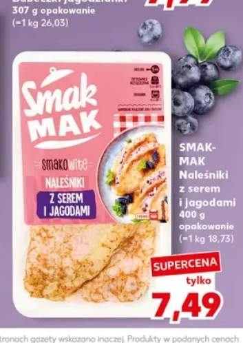 Naleśniki z serem i jagodami Smak-Mak