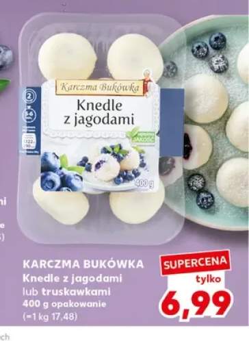 Knedle z jagodami Karczma Bukówka +1 wariant