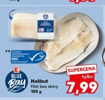 Halibut filet bez skóry Blue Bay