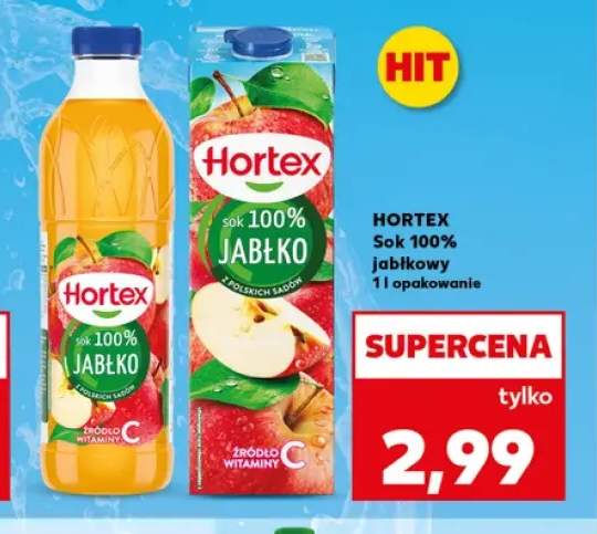 Sok 100% jabłkowy Hortex