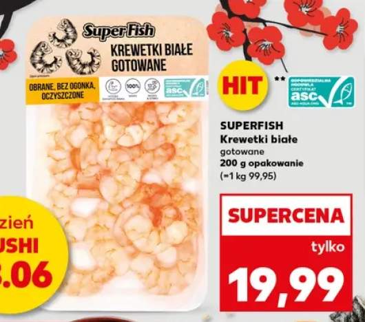 Krewetki białe gotowane SuperFish