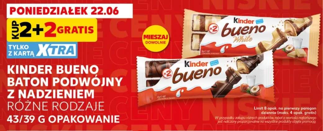 Baton Kinder Bueno +1 wariant